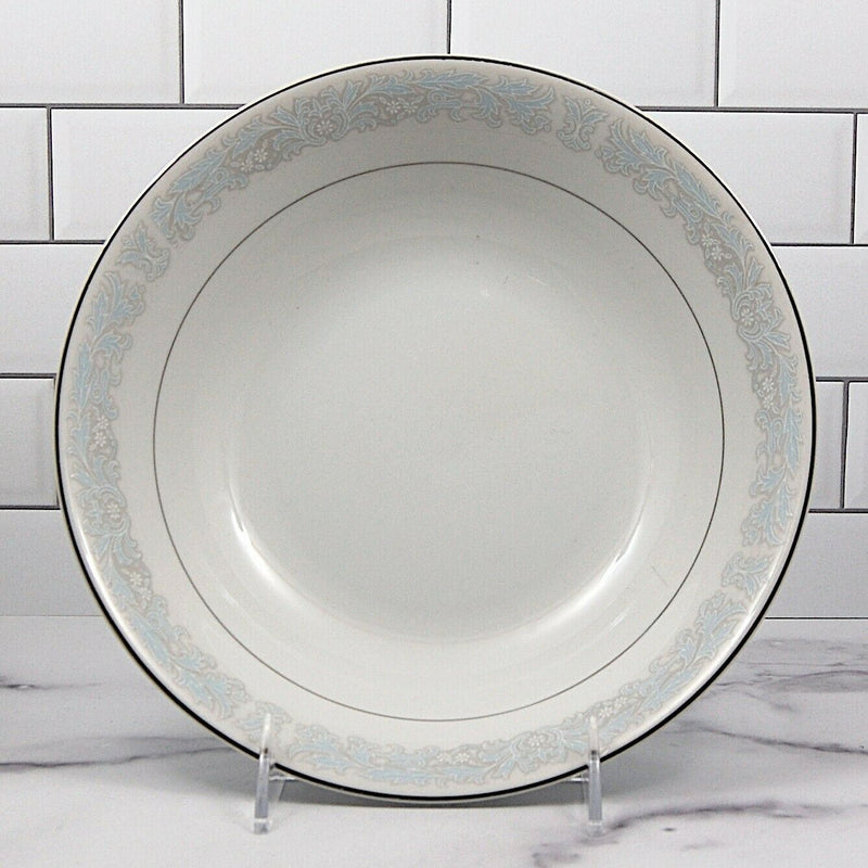 Load image into Gallery viewer, Bluedale Vegetable Bowl Round Ceramic 9" Blue & White Flowers Fine China Japan