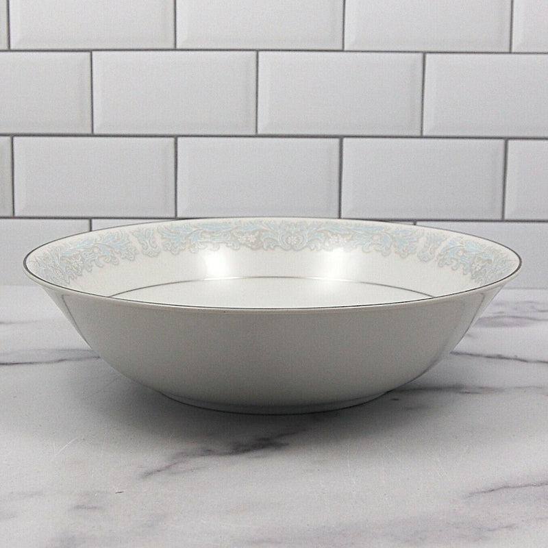 Load image into Gallery viewer, Bluedale Vegetable Bowl Round Ceramic 9" Blue & White Flowers Fine China Japan