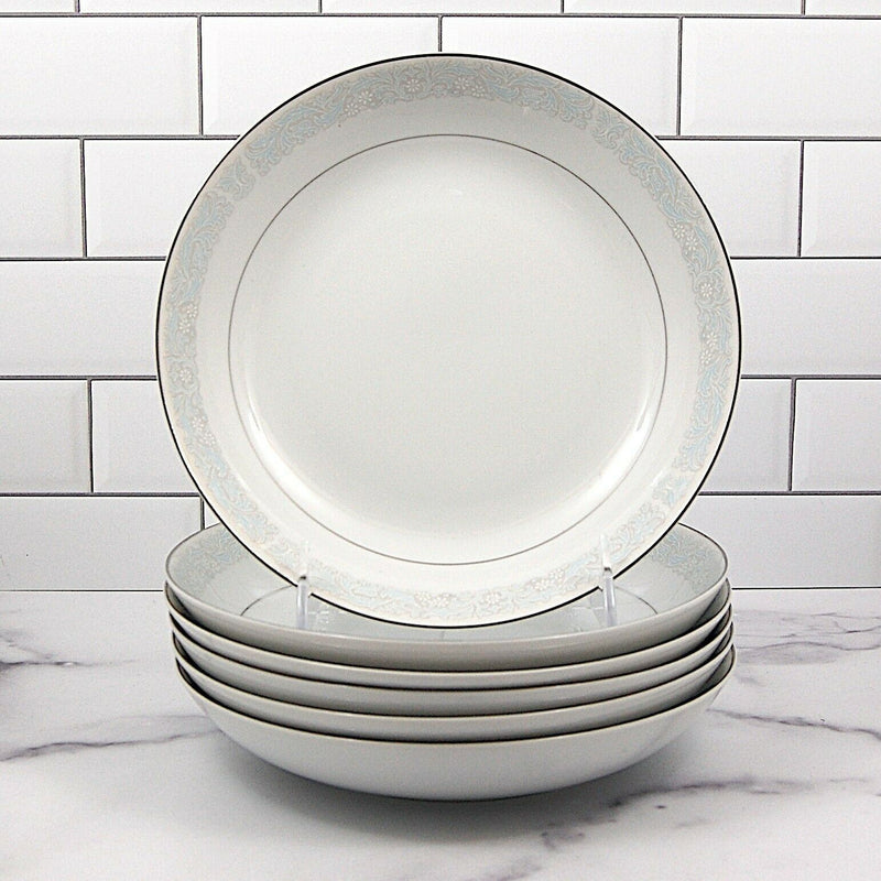 Load image into Gallery viewer, Bluedale by Fine China of Japan Set of 6 Soup Bowl 7.5" 19cm Coupe Dinnerware