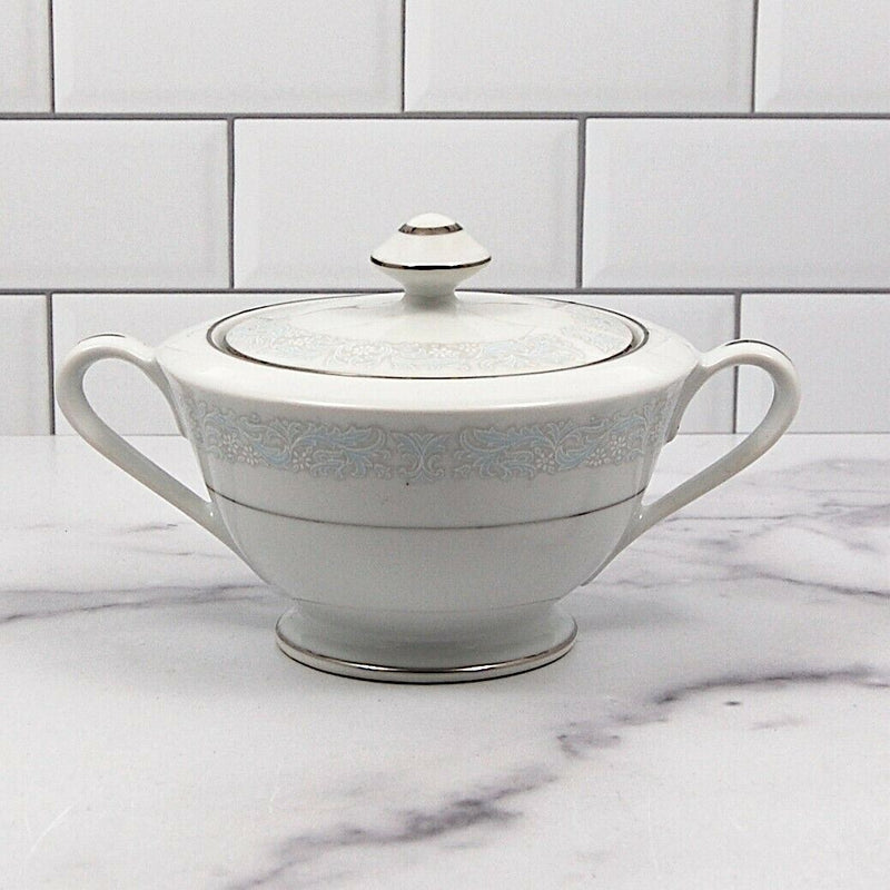 Load image into Gallery viewer, Bluedale by Fine China of Japan Cream and Sugar Set Dinnerware 3074