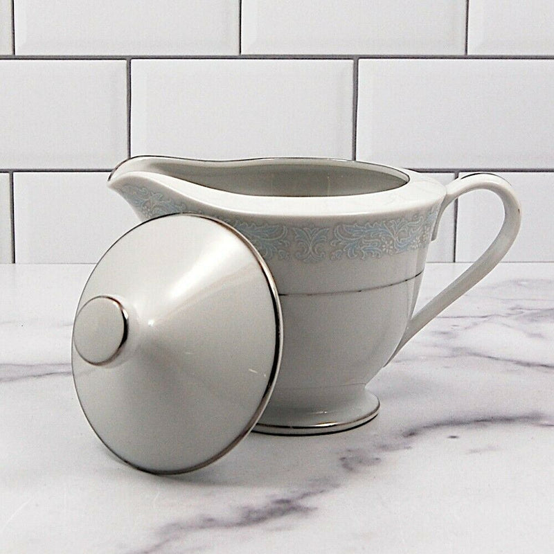 Load image into Gallery viewer, Bluedale by Fine China of Japan Cream and Sugar Set Dinnerware 3074