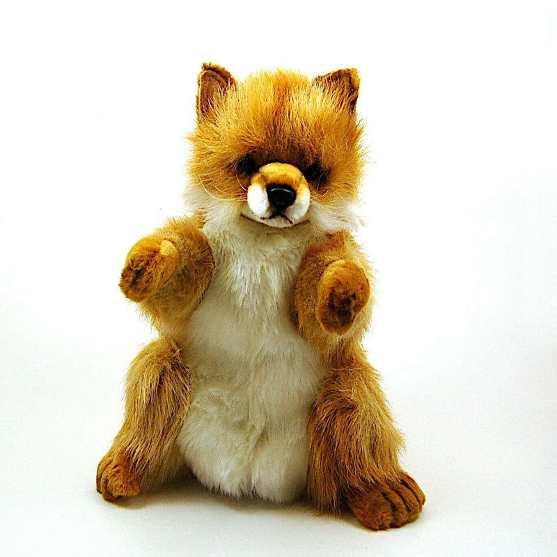 Load image into Gallery viewer, Fox Hand Puppet Full Body Doll by Hansa Real Looking Plush Animal Learning Toy