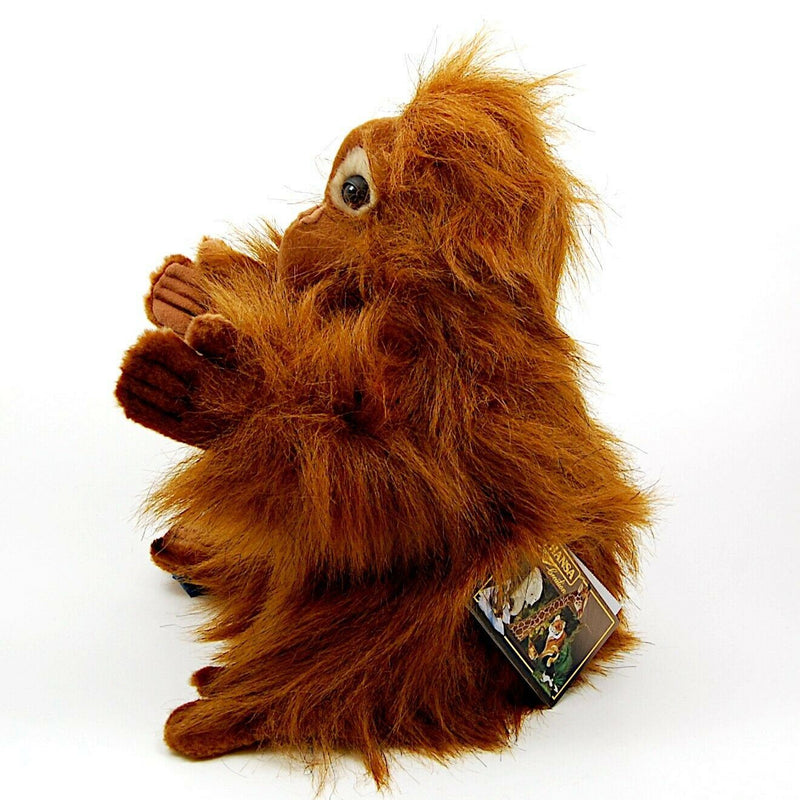 Load image into Gallery viewer, Orangutan Hand Puppet Full Body Doll by Hansa Real Looking Plush Learning Toy