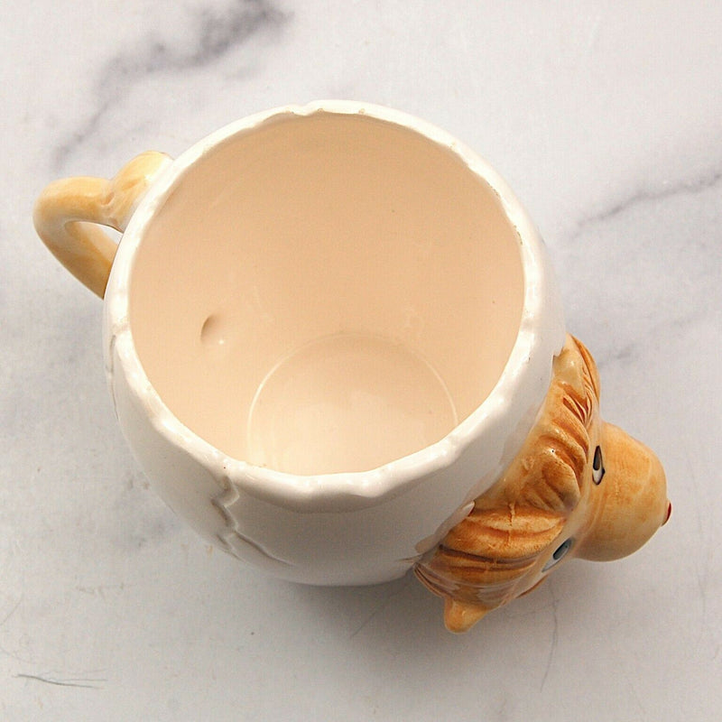 Load image into Gallery viewer, Egg Jokes Lion Coffee Mugs Set of 2 Tea Cups Ceramic by Sigma Tastesetter
