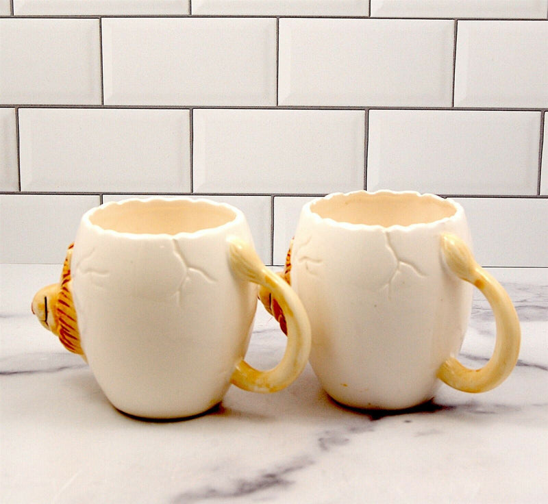 Load image into Gallery viewer, Egg Jokes Set of 2 Cups by Sigma Tastesetter Lion Mugs Kitchen Home Decor