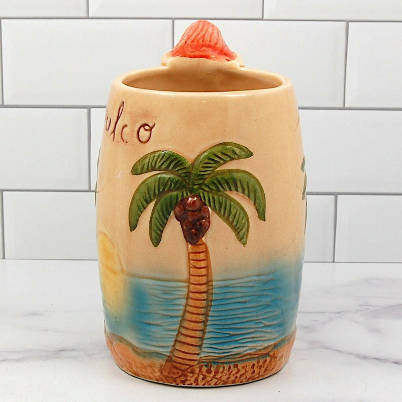 Load image into Gallery viewer, CERAMICA DE ACATLIPA Colorful Acapulco Coffee Tea Mug with Mermaid Handle