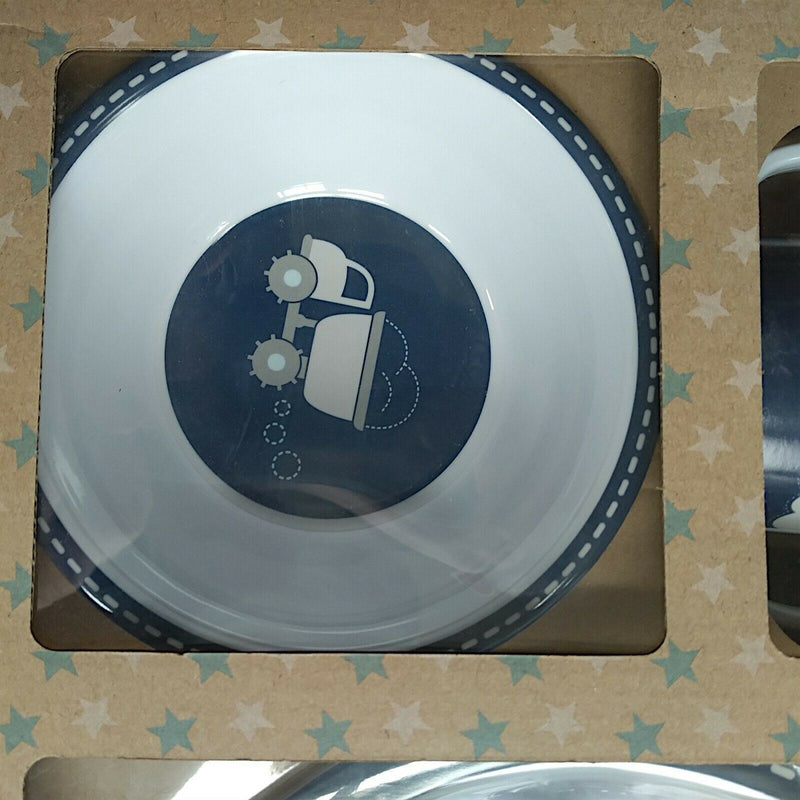 Load image into Gallery viewer, Lady Jayne Feeding Gift Set Train Airplane Boat BPA Free Melamine for Girl Boy