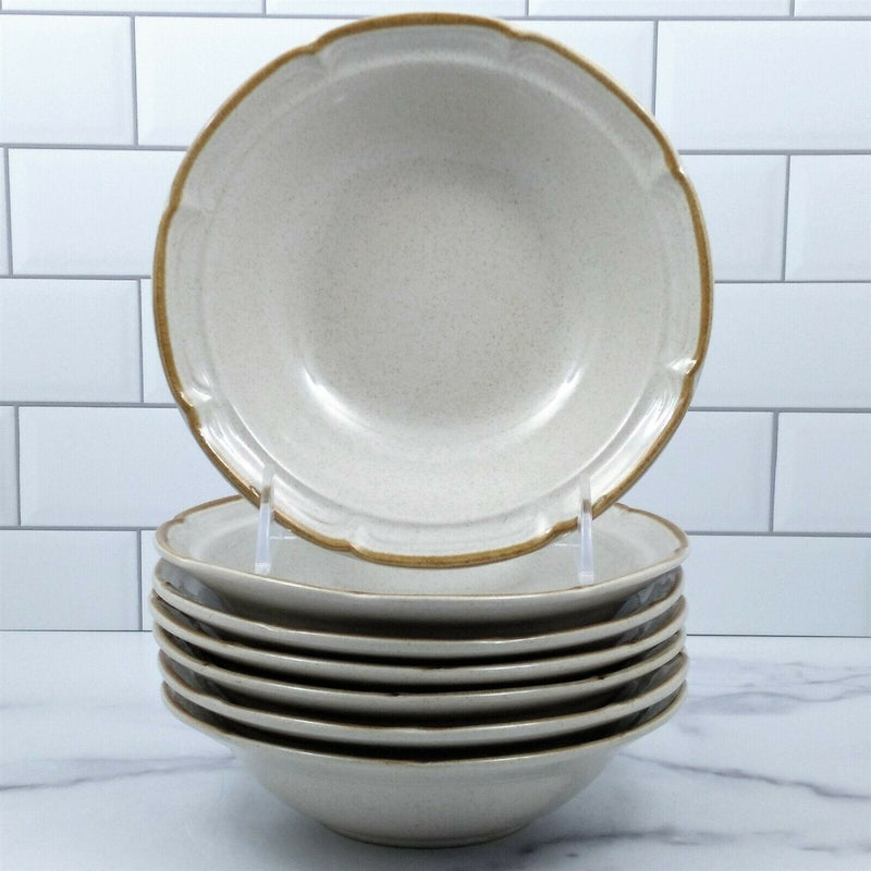 Load image into Gallery viewer, Hearthside Summer Fun Baroque Set of 7 Cereal Bowl 6” 17cm Stoneware Tableware
