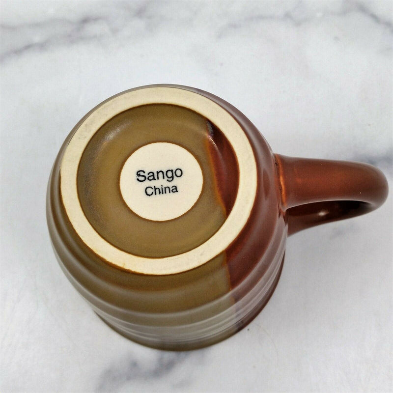 Load image into Gallery viewer, Sango Gold Dust Sienna 5039 Set of 4 Coffee Mugs Tableware Dinnerware Tea Cups