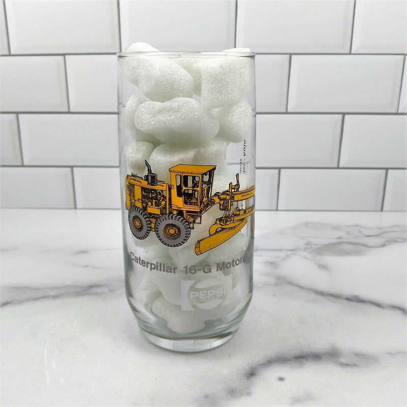 Load image into Gallery viewer, Set of 4 12oz Pepsi Cola Holt Caterpillar Drinking Glasses Motor Grader