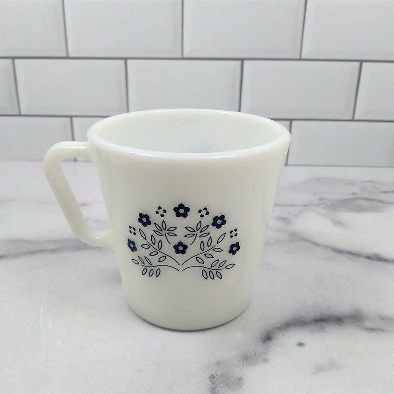 Load image into Gallery viewer, Corelle Corning Blueberry Coffee Cup Set of 4 Blue Berries Floral Mugs