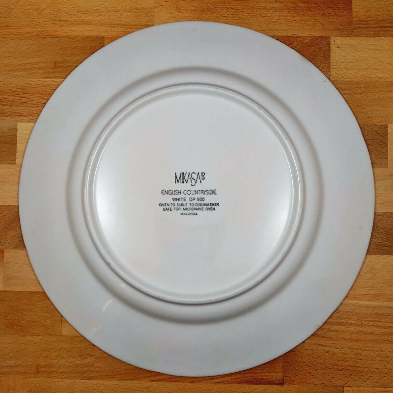 Load image into Gallery viewer, Mikasa English Countryside Embossed Platter White DP 900 13" (33cm) Chop Plate