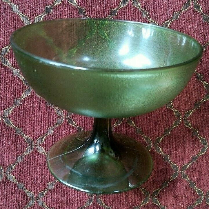 Load image into Gallery viewer, Frosted Green Plastic Pedestal Sherbet Bowl (Set of 6)