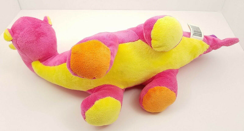 Load image into Gallery viewer, DanDee Dinosaur Pink Plush 16 Sings ABC Alphabet Musical Learning Letters