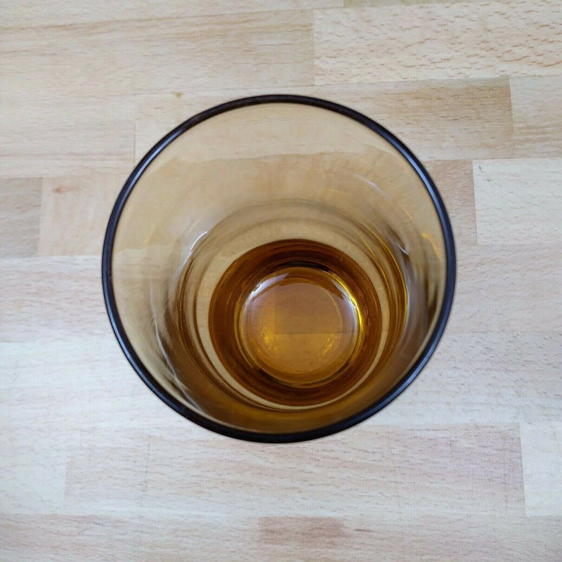 Load image into Gallery viewer, 60s Mid Century Modern Set of 6 Amber Glass Tumblers