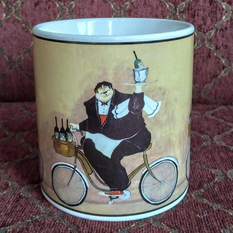 Load image into Gallery viewer, Set of 2 Coffee Mugs Sakura Chefs To Go Tea Cups Ceramic