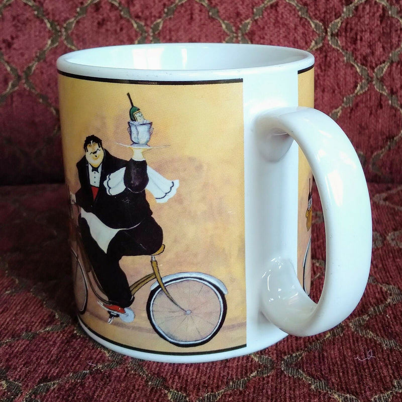 Load image into Gallery viewer, Set of 2 Coffee Mugs Sakura Chefs To Go Tea Cups Ceramic