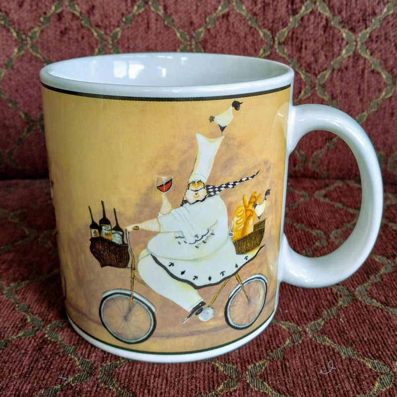 Load image into Gallery viewer, Set of 2 Coffee Mugs Sakura Chefs To Go Tea Cups Ceramic