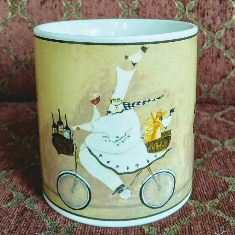 Load image into Gallery viewer, Set of 2 Coffee Mugs Sakura Chefs To Go Tea Cups Ceramic