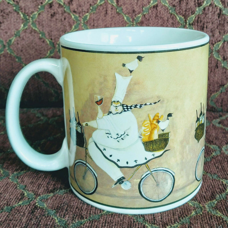 Load image into Gallery viewer, Set of 2 Coffee Mugs Sakura Chefs To Go Tea Cups Ceramic