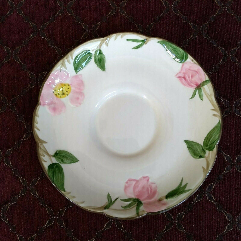 Load image into Gallery viewer, Franciscan Desert Rose Tea Cup and Saucer Set of 4 Coffee Mugs USA Brown Mark