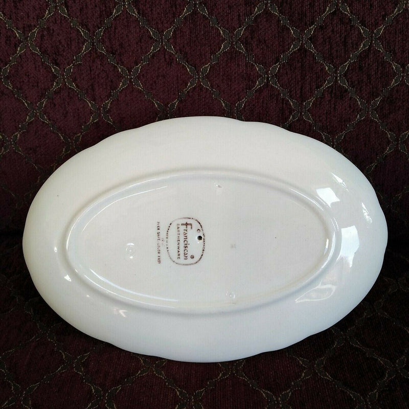 Load image into Gallery viewer, Franciscan Desert Rose Gravy Boat with Under Plate Double Spout Sauce Bowl USA