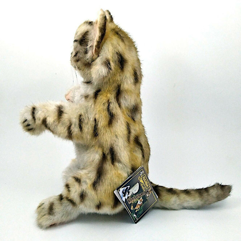 Load image into Gallery viewer, Leopard Hand Puppet Full Body Doll Hansa Real Looking Plush Animal Learning Toy