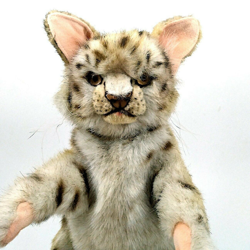 Load image into Gallery viewer, Leopard Hand Puppet Full Body Doll Hansa Real Looking Plush Animal Learning Toy