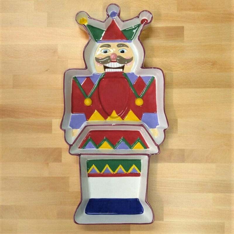Load image into Gallery viewer, Holiday Traditions Nutcracker Soldier Relish Tray by Jenny & Jeff Designs