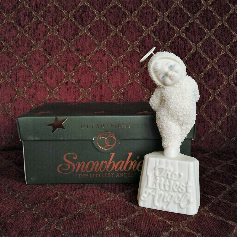Load image into Gallery viewer, Snowbabies by Department 56 69011 The Littlest Angel in Original Box 1999