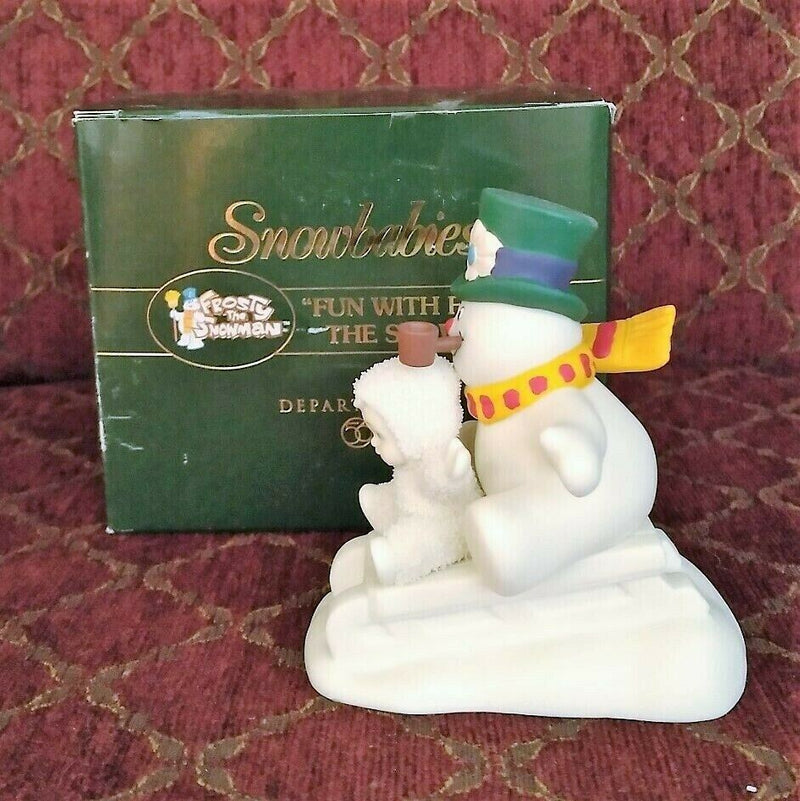 Load image into Gallery viewer, Snowbabies by Department 56 06022 Fun with Frosty the Snowman In Original Box