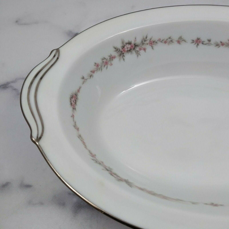 Load image into Gallery viewer, Noritake China Rosepoint 10 inch Oval Vegetable Bowl Vintage Ceramic 6206