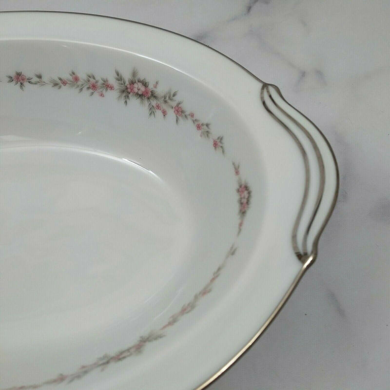 Load image into Gallery viewer, Noritake China Rosepoint 10 inch Oval Vegetable Bowl Vintage Ceramic 6206