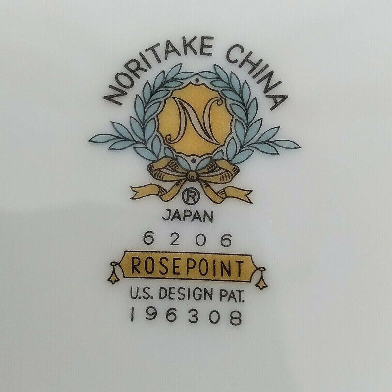 Load image into Gallery viewer, Noritake China Rosepoint 6206 Gravy Boat with Attached Underplate Vintage Japan