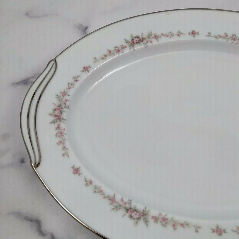 Load image into Gallery viewer, Noritake China Rosepoint 14-inch Oval Serving Platter Vintage Ceramic 6206