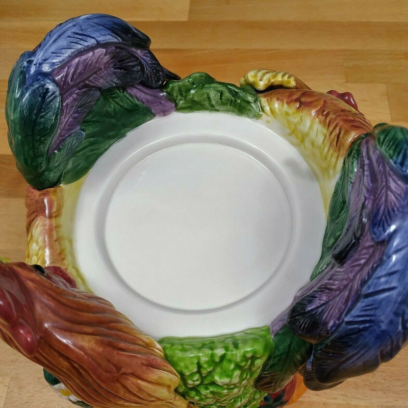 Load image into Gallery viewer, Fitz & Floyd Classics Rooster Vegetable Harvest Candle Holder Farmhouse Décor