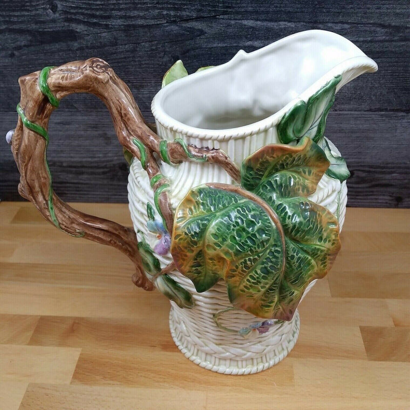 Load image into Gallery viewer, Fitz & Floyd Pitcher Old World Rabbits 60 oz Pitcher Farmhouse Carafe Decor