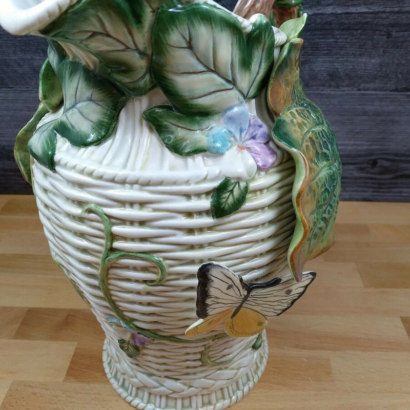Load image into Gallery viewer, Fitz & Floyd Pitcher Old World Rabbits 60 oz Pitcher Farmhouse Carafe Decor