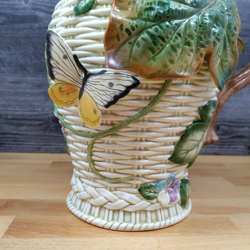 Load image into Gallery viewer, Fitz & Floyd Pitcher Old World Rabbits 60 oz Pitcher Farmhouse Carafe Decor