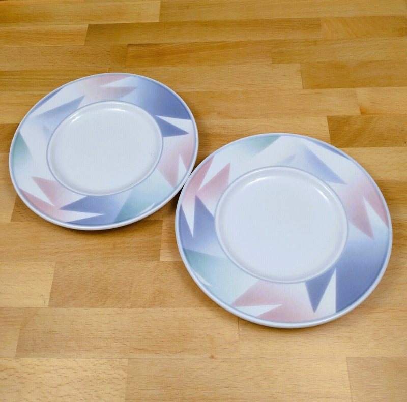 Load image into Gallery viewer, Mikasa Intaglio Fantazz Cups Set of 2 Salad Bread Butter Plate CAC6 John Bergen