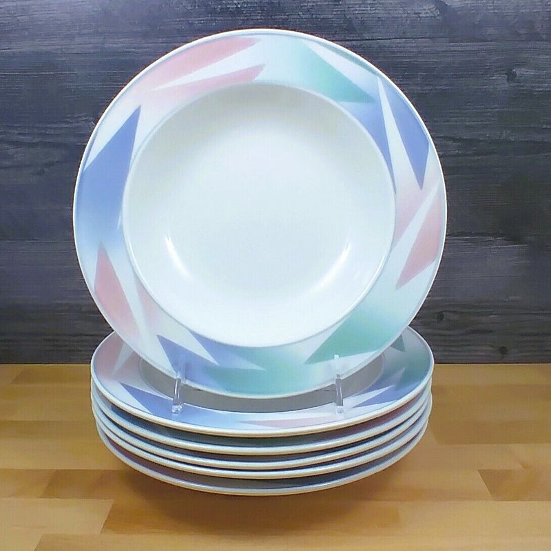 Load image into Gallery viewer, Mikasa Intaglio Fantazz Cups Set of 6 Large Rim Soup Bowl CAC6 John Bergen