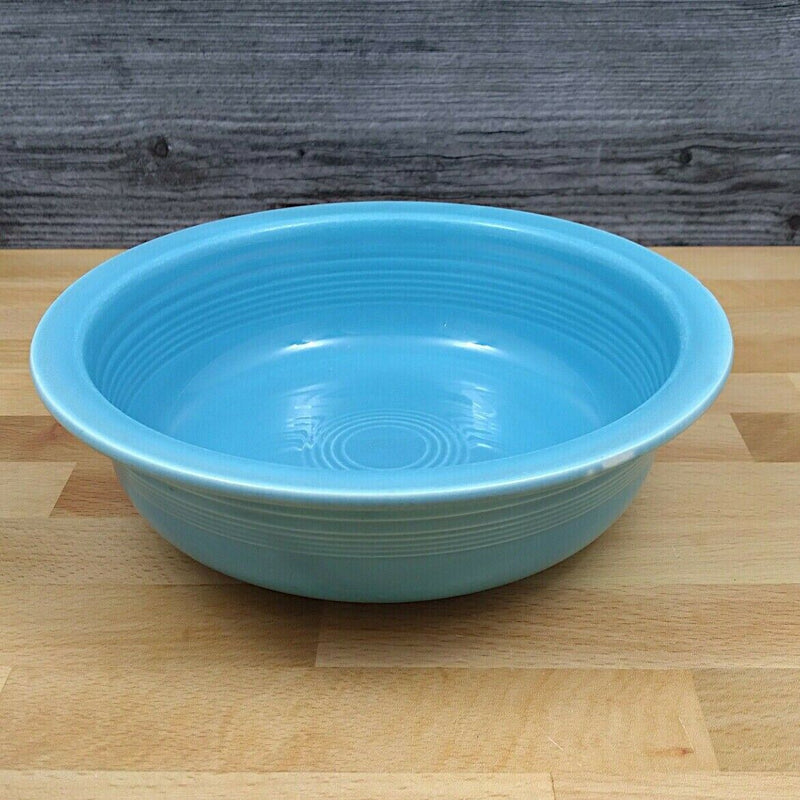Load image into Gallery viewer, Fiestaware Homer Laughlin Fiesta 8 ½” Turquoise Nappy Bowl Dinnerware
