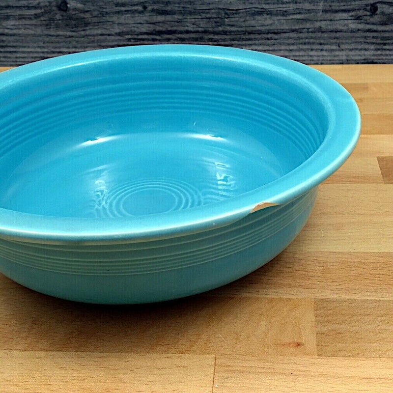 Load image into Gallery viewer, Fiestaware Homer Laughlin Fiesta 8 ½” Turquoise Nappy Bowl Dinnerware