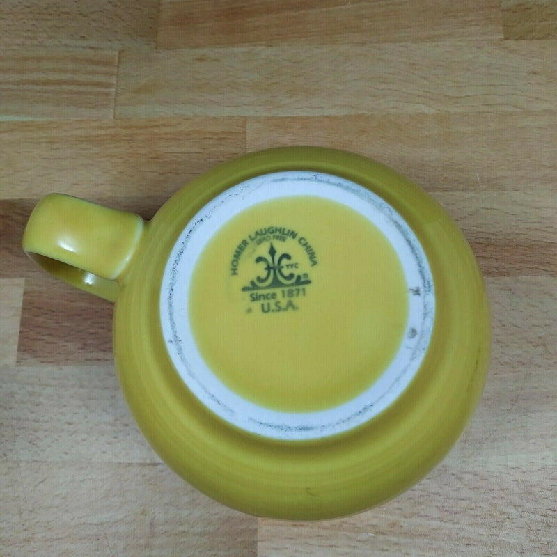 Load image into Gallery viewer, Jumbo Cup Fiestaware Sunflower Yellow 2001 by Homer Laughlin Fiesta