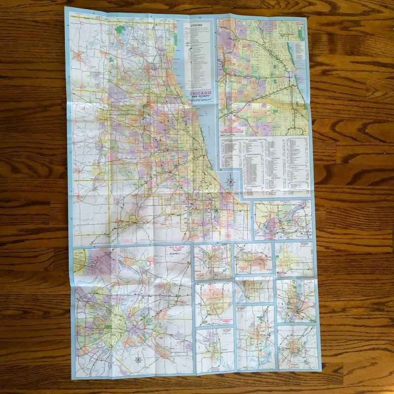 Load image into Gallery viewer, 1979-1980 Official Illinois State Highway Transportation Travel Road Map