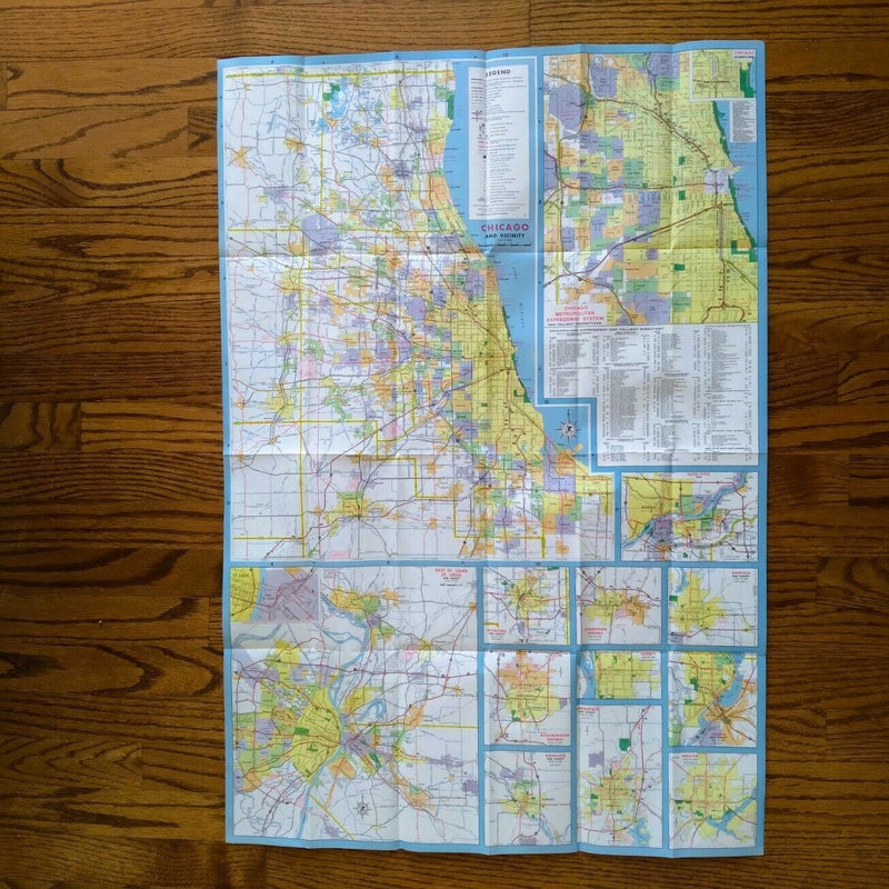 Load image into Gallery viewer, 1975 Official Illinois State Highway Transportation Travel Road Map