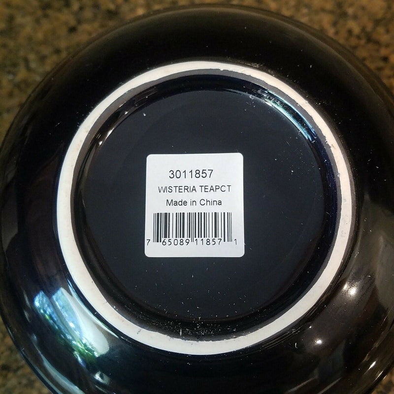 Load image into Gallery viewer, Whisteria Teapot with Blue Bird Ceramic Blue Sky Heather Goldminc Kitchen Decor