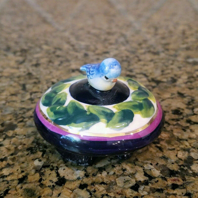 Load image into Gallery viewer, Whisteria Teapot with Blue Bird Ceramic Blue Sky Heather Goldminc Kitchen Decor