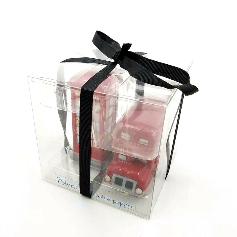 Load image into Gallery viewer, Salt Pepper Set London Bus Phone Booth Collectible Decorative Heather Goldminc