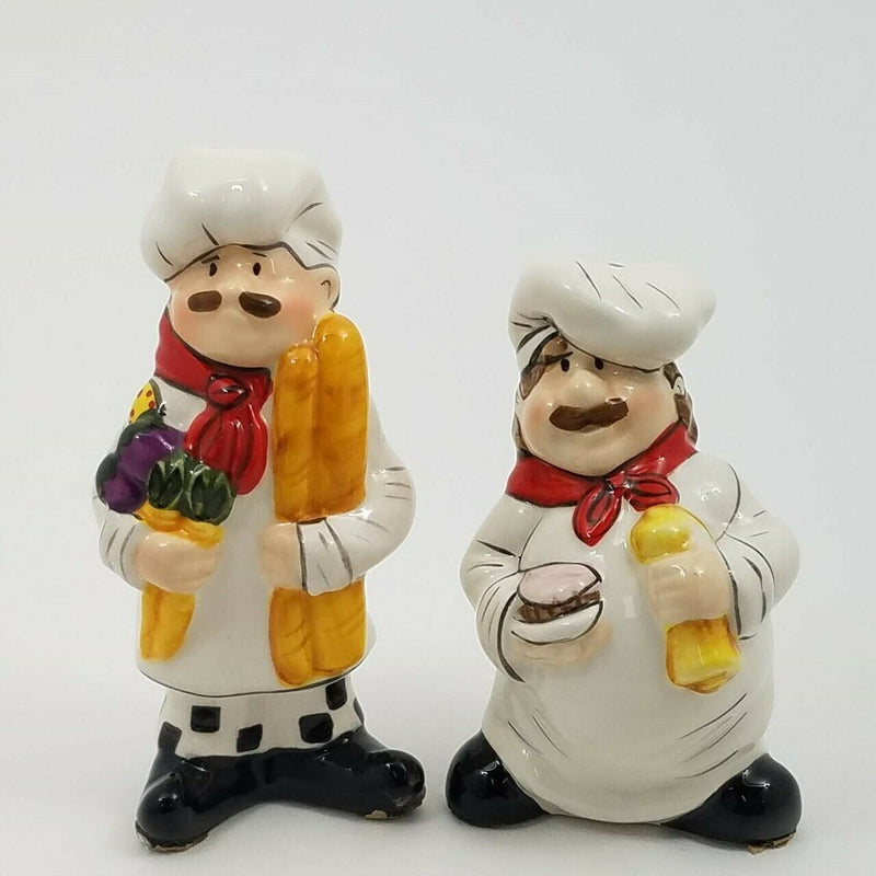 Load image into Gallery viewer, Salt Pepper Set Chef Collectible Decorative by Heather Goldminc